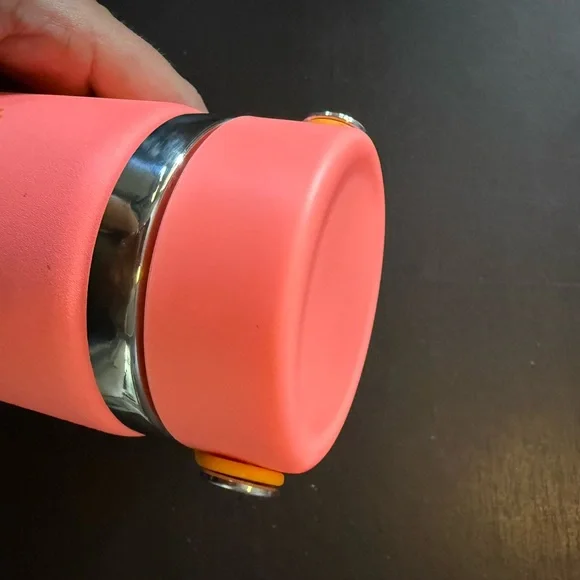 NWT 24 oz Hydro Flask Hawaii Limited Edition Hibiscus Pink and Orange Bottle - Picture 4 of 8